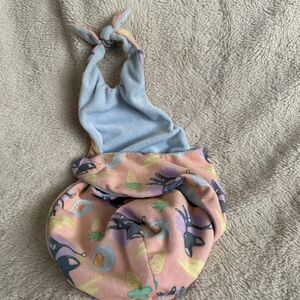 Disney Parks Babies Bolt Plush Blanket Only Replacement Pouch Wrap Lovey